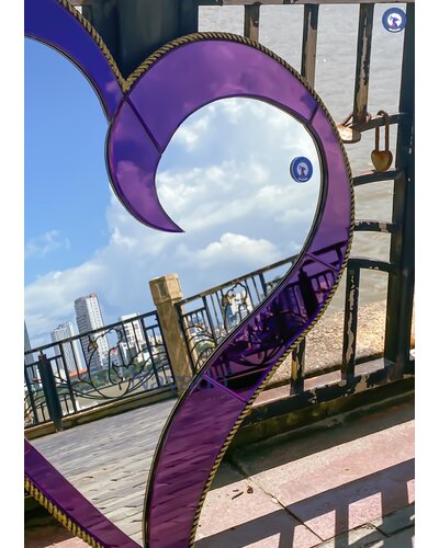 Gương trang điểm Purple Heart NAV 2112-NT